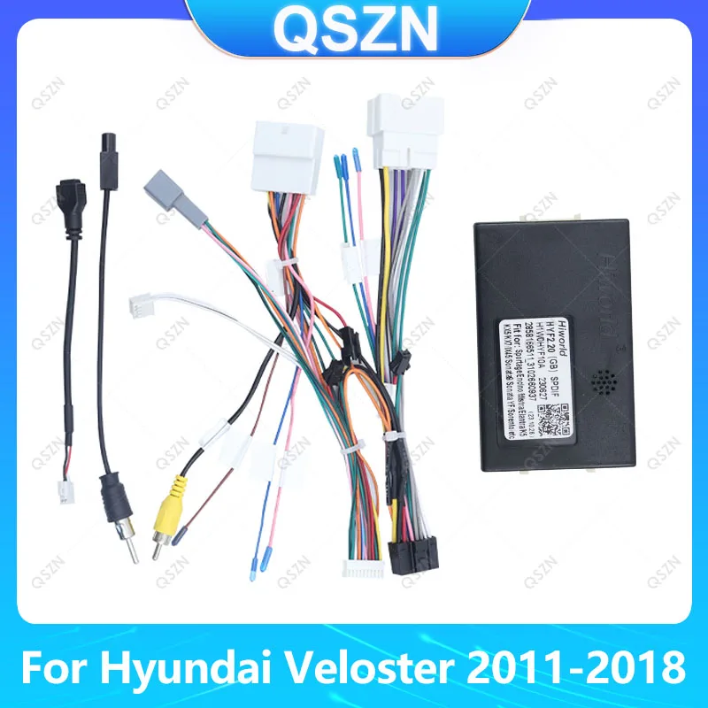  Car Radio Wiring Harness Canbus Decoder Box For Hyundai Veloster 2011-2018 Android Radio Power Cable Installation Accessory
Car Radio Wiring Harness Canbus Decoder Box For Hyundai Veloster 2011-2018 Android Radio Power Cable Installation Accessory