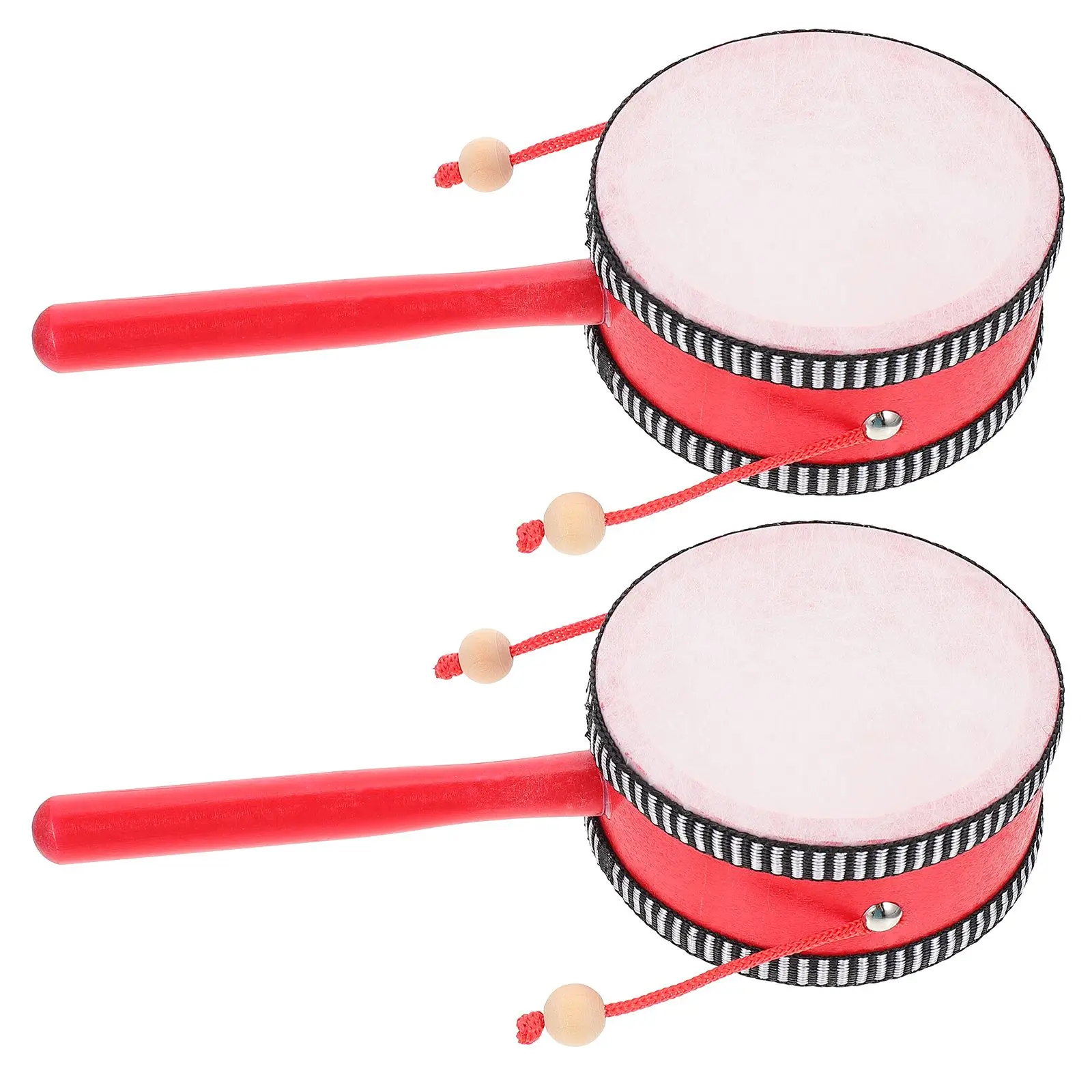 2 Pcs Wave Drum on Toys Rattle drum Shaking Kids Playthings Baby Drum shaped Rattles Musical Instruments
2 Pcs Wave Drum on Toys Rattle drum Shaking Kids Playthings Baby Drum shaped Rattles Musical Instruments