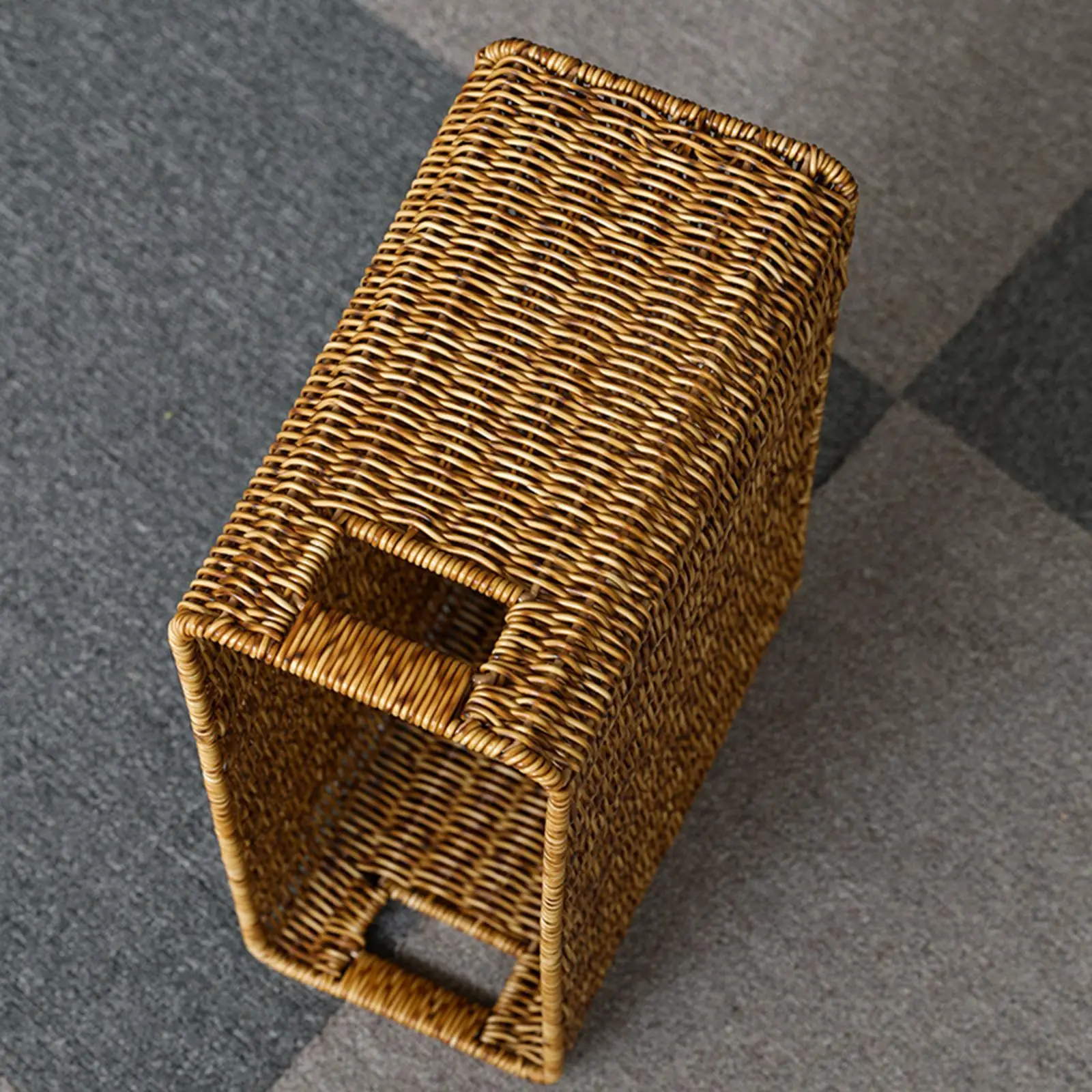 Storage Basket Finishing Basket Sundries Storage Bins Rectangle Multifunctional Basket Storage for Newspaper Closets
Storage Basket Finishing Basket Sundries Storage Bins Rectangle Multifunctional Basket Storage for Newspaper Closets