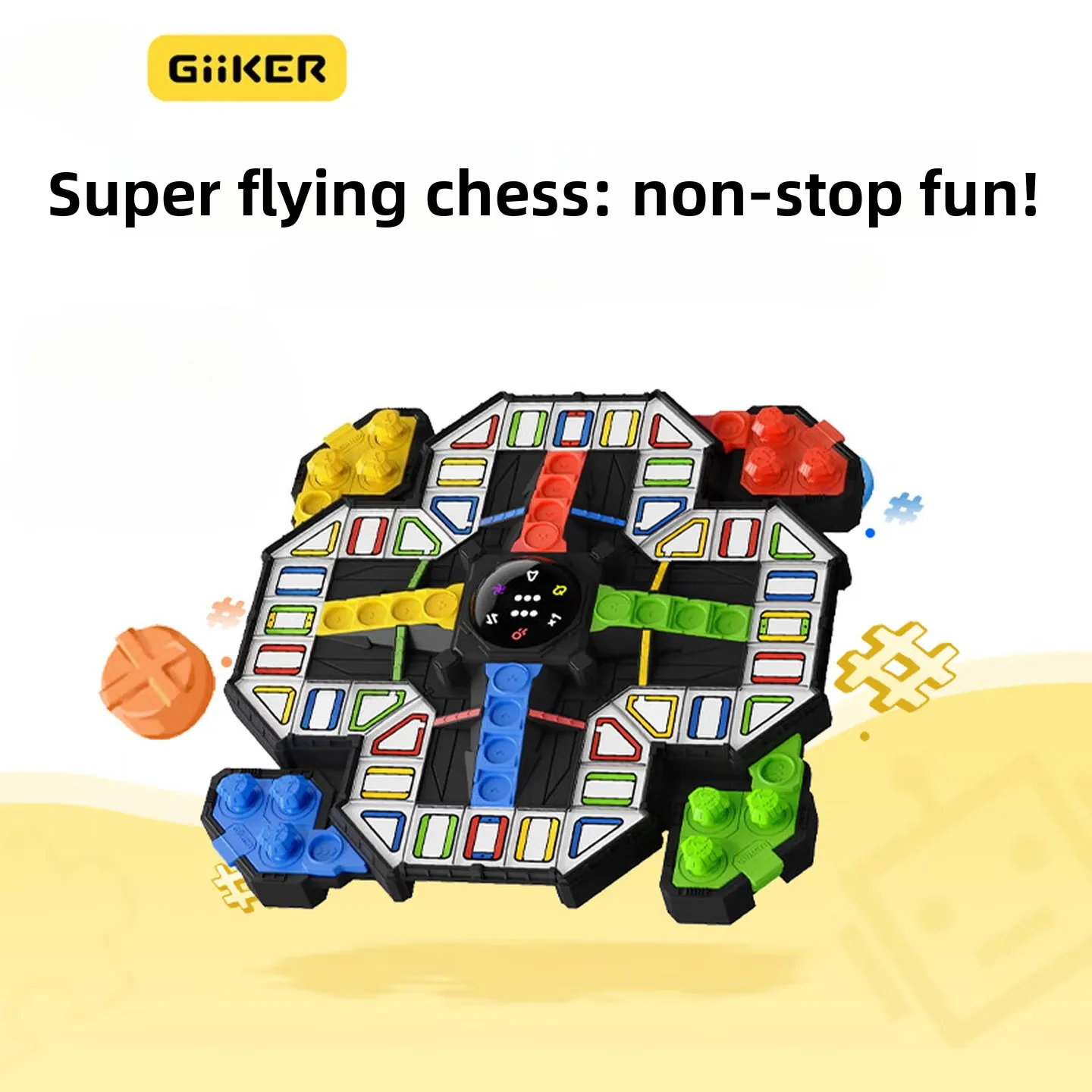 Super Flying Chess Electronic Educational Toy for Children, Boys and Girls, Birthday Gift, Board Game, Portable Smart Chessboard
Super Flying Chess Electronic Educational Toy for Children, Boys and Girls, Birthday Gift, Board Game, Portable Smart Chessboard