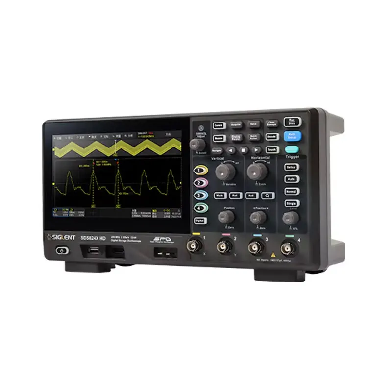 Hot Sale SDS814X H-D100MHz 4-Channel 12Bit High Resolution 50Mpts 2GSa/s Sampling Digital Oscilloscope with 7-inch Touch Screen
Hot Sale SDS814X H-D100MHz 4-Channel 12Bit High Resolution 50Mpts 2GSa/s Sampling Digital Oscilloscope with 7-inch Touch Screen