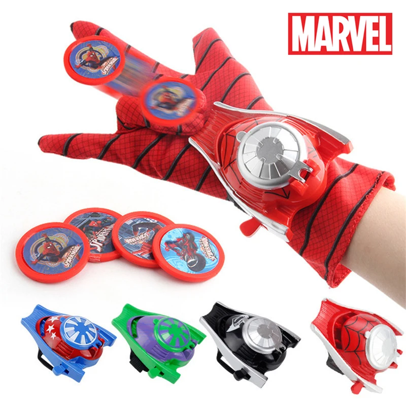 Marvel Wrist Firing Toy Emitter Spider Man Captain America Superheroes Children Cosplay Prop Frisbee Catapult 4 Frisbee Discs
Marvel Wrist Firing Toy Emitter Spider Man Captain America Superheroes Children Cosplay Prop Frisbee Catapult 4 Frisbee Discs