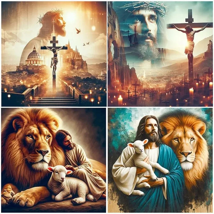 Jesus and Cute Animals Jigsaw Puzzle 500/1024 PCS Fun Games for Family Gatherings Home Decor Gifts
Jesus and Cute Animals Jigsaw Puzzle 500/1024 PCS Fun Games for Family Gatherings Home Decor Gifts
