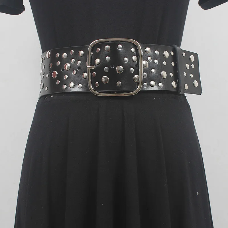 2024 Design Full Rivet Genuine Leather Waist Belts Women Elegant Cowshide Rivet Ceinture Pour Femme Luxe Cinturones Para Mujer
2024 Design Full Rivet Genuine Leather Waist Belts Women Elegant Cowshide Rivet Ceinture Pour Femme Luxe Cinturones Para Mujer