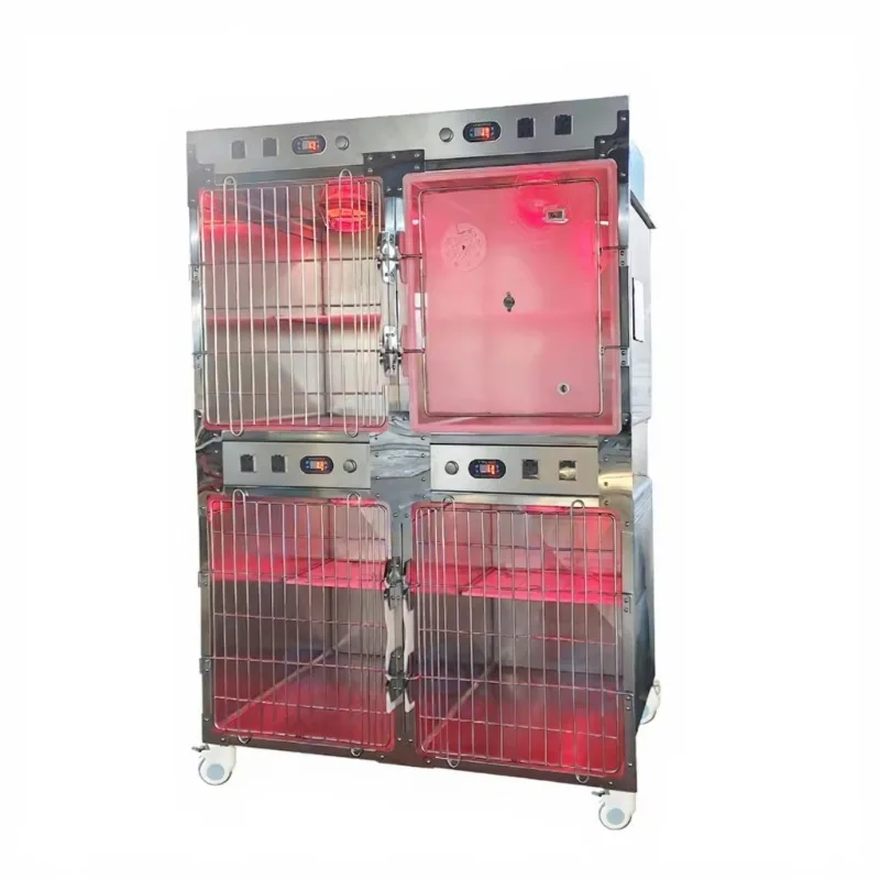 Medical Universal 304 Hospital Pet Infrared Oxygen Insulated Large Dog Cage Veterinary Icu Cage With Infrared Radiation
Medical Universal 304 Hospital Pet Infrared Oxygen Insulated Large Dog Cage Veterinary Icu Cage With Infrared Radiation