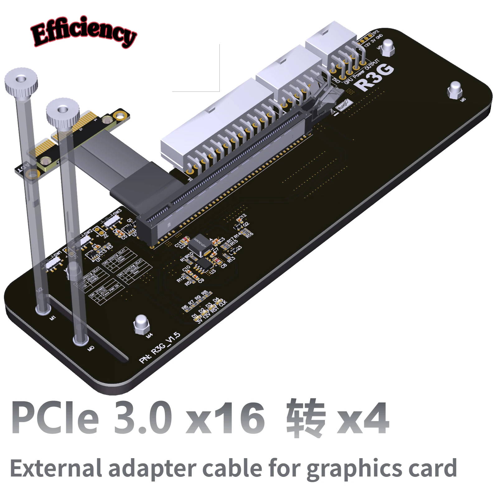 Настольный внешний адаптер ADT R3G PCIe X4, независимый Удлинительный кабель для видеокарты PCI-E 3,0
Настольный внешний адаптер ADT R3G PCIe X4, независимый Удлинительный кабель для видеокарты PCI-E 3,0