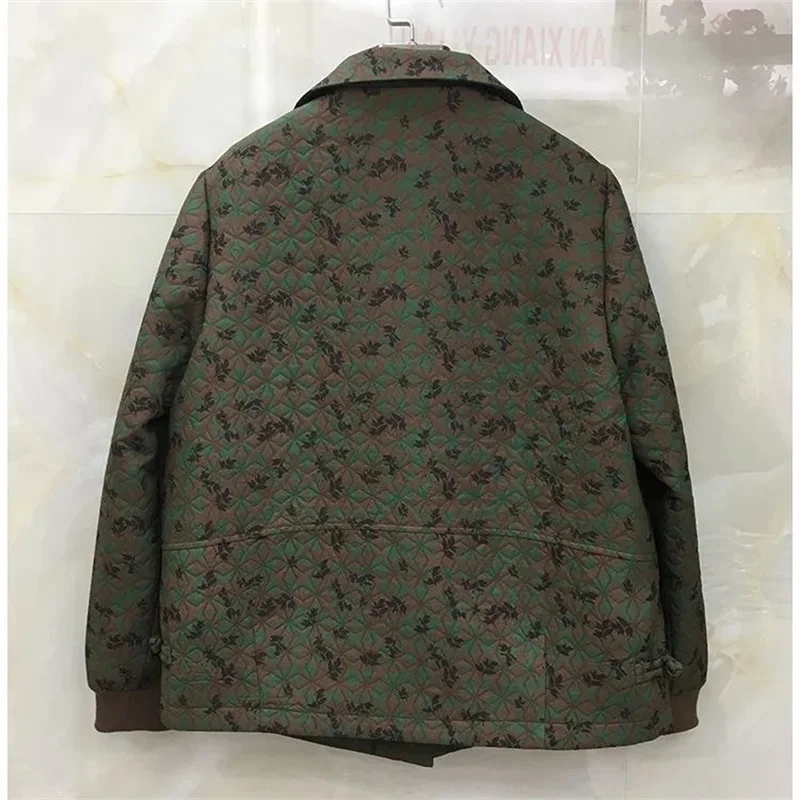 Korean Ladies Large Size 6XL Casual Outwear Women Long Sleeved Tops Jacket Spring Autumn Feminine High-end Patchwork Floral Coat
Korean Ladies Large Size 6XL Casual Outwear Women Long Sleeved Tops Jacket Spring Autumn Feminine High-end Patchwork Floral Coat