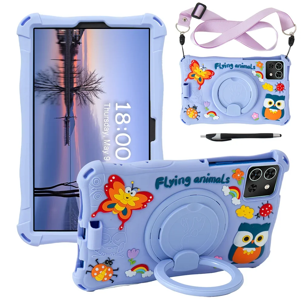 Kids Silicone Case for for Teclast M50Mini 8.7 inch 2024 8.7" Cute Cartoon Rotation Stand Tablet Cover with Strap and Pen
Kids Silicone Case for for Teclast M50Mini 8.7 inch 2024 8.7" Cute Cartoon Rotation Stand Tablet Cover with Strap and Pen
