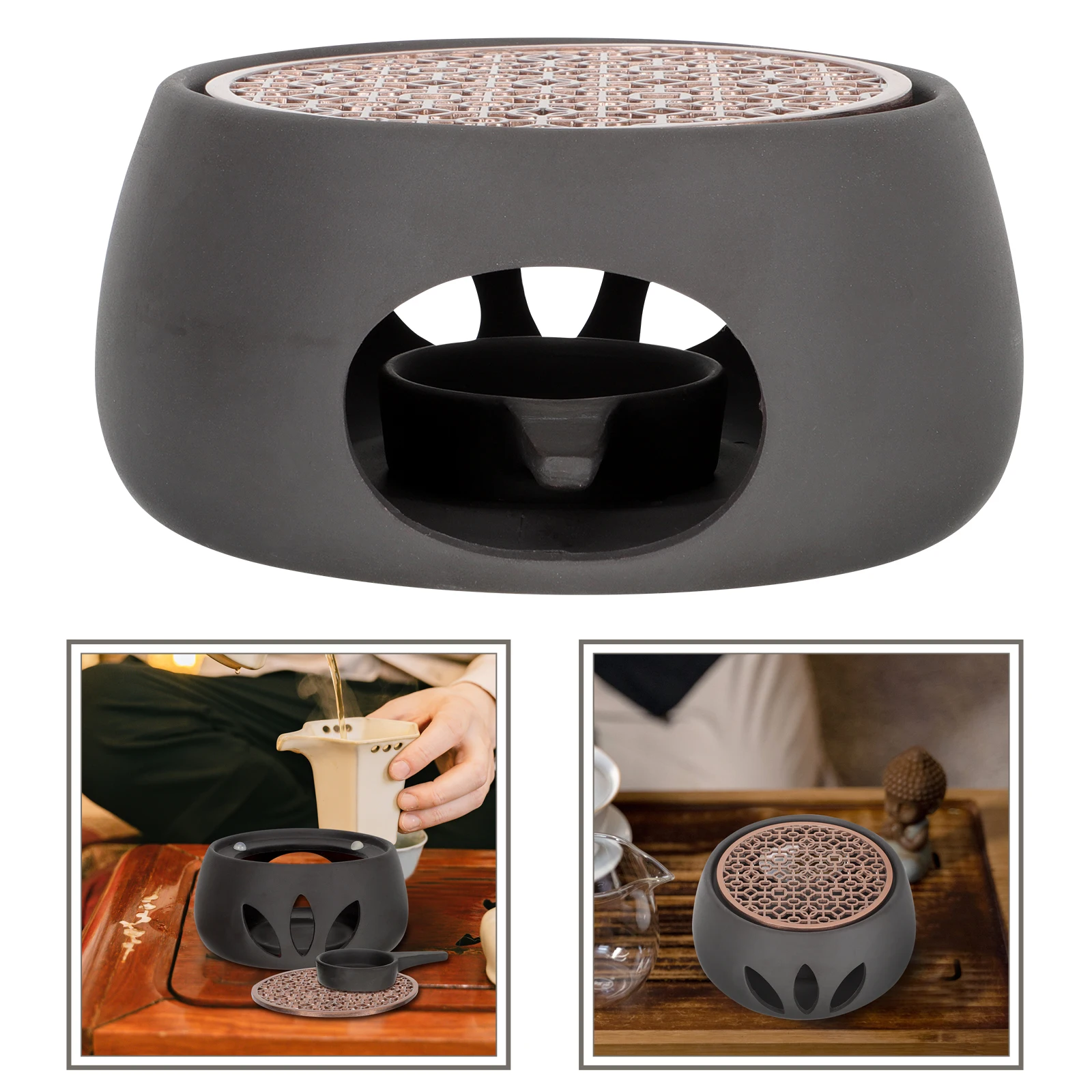Warm Tea Stove Set Japanese Heater Pot Warmer Teapot Heating Base Holder Ceramic
Warm Tea Stove Set Japanese Heater Pot Warmer Teapot Heating Base Holder Ceramic