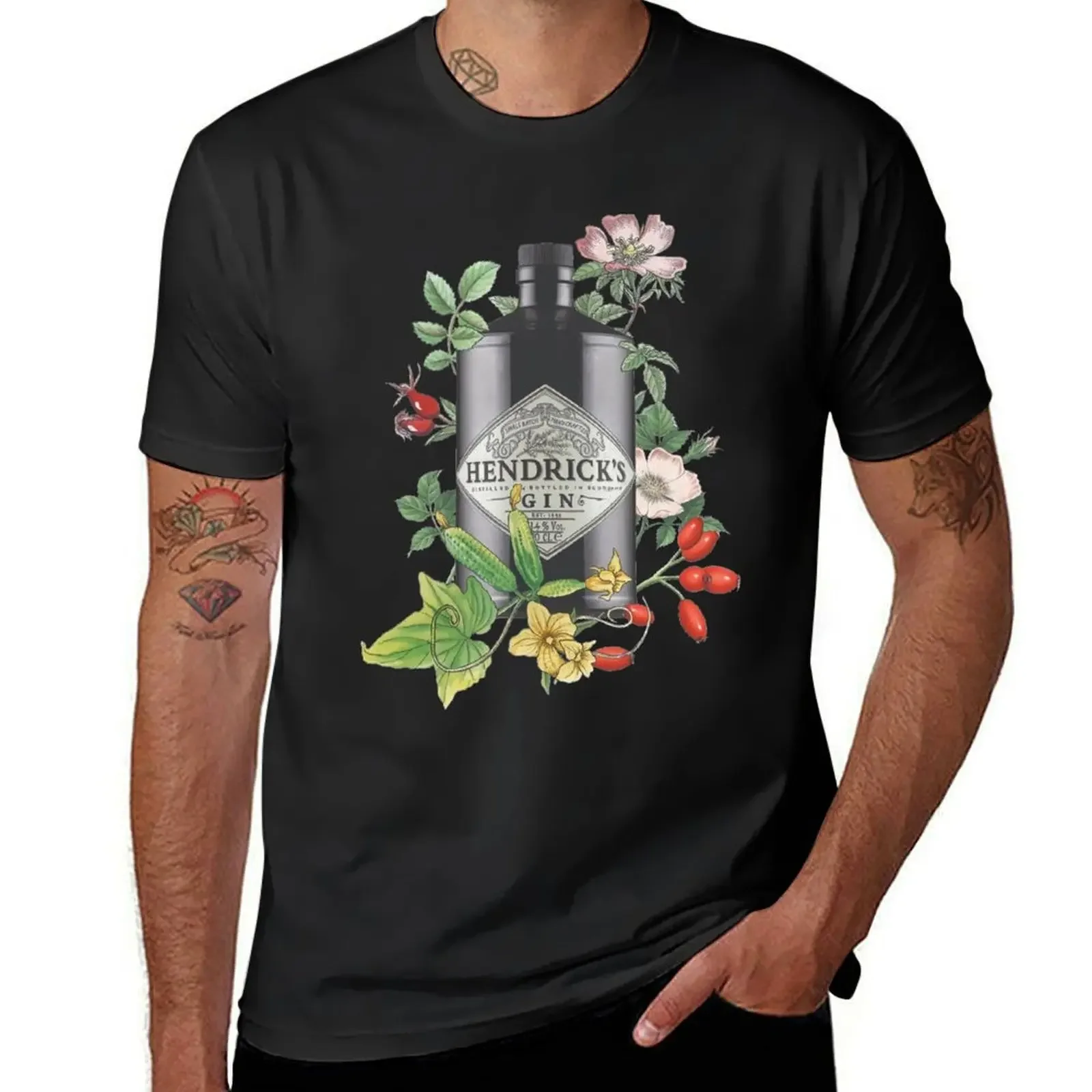 Gin Hendricks illustration T-Shirt customs shirts graphic boys animal print mens t shirt
Gin Hendricks illustration T-Shirt customs shirts graphic boys animal print mens t shirt