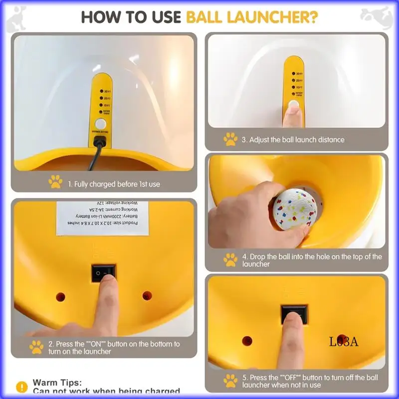 RM-Automatic Tennis Ball Launcher Perfect Home Dog Toys Ball Launcher For Dog Outdoor Exercise & Training
RM-Automatic Tennis Ball Launcher Perfect Home Dog Toys Ball Launcher For Dog Outdoor Exercise & Training