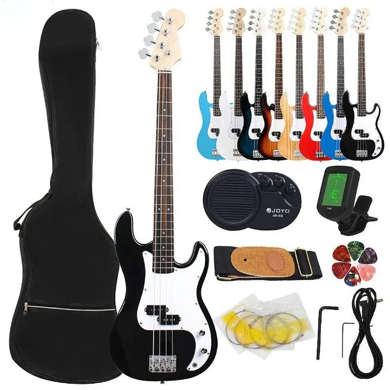 Бас-гитара P-01, 4 струны, 21 лад, из липы, электрическая, с чехлом, усилителем, струнами, тюнером, кабелем, запчасти и аксессуары для гитары
Бас-гитара P-01, 4 струны, 21 лад, из липы, электрическая, с чехлом, усилителем, струнами, тюнером, кабелем, запчасти и аксессуары для гитары