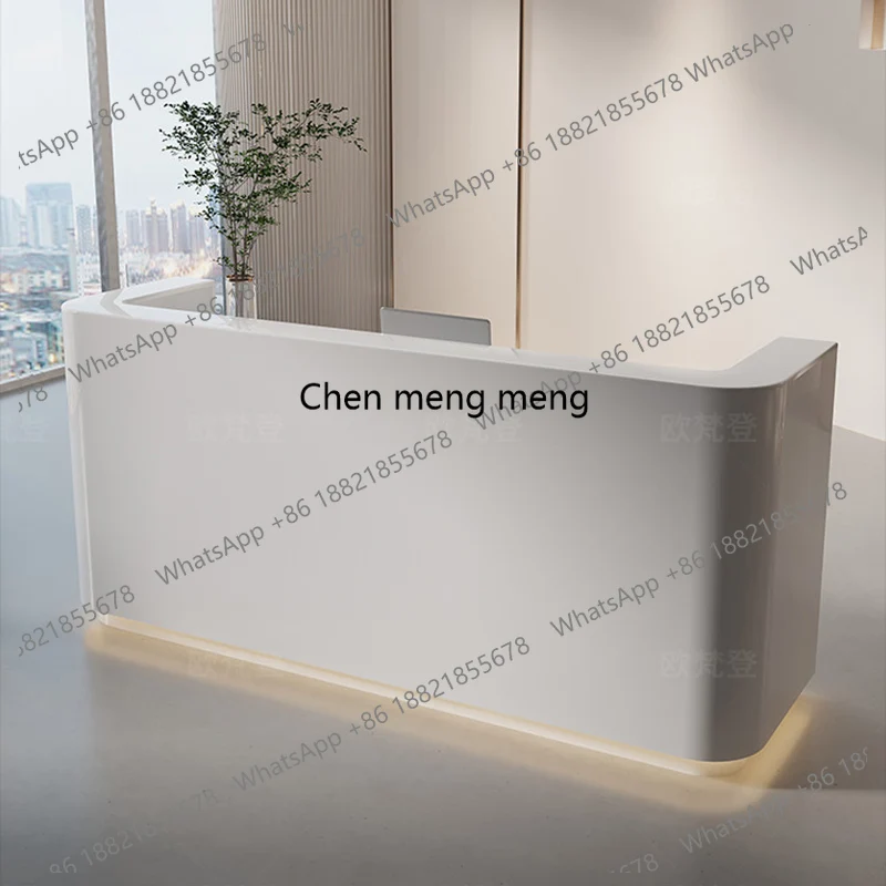 White Display Reception Desks Simple Design Minimalist Modern Reception Desks Nail Hotel Comptoire Accueil Commercial Furniture
White Display Reception Desks Simple Design Minimalist Modern Reception Desks Nail Hotel Comptoire Accueil Commercial Furniture
