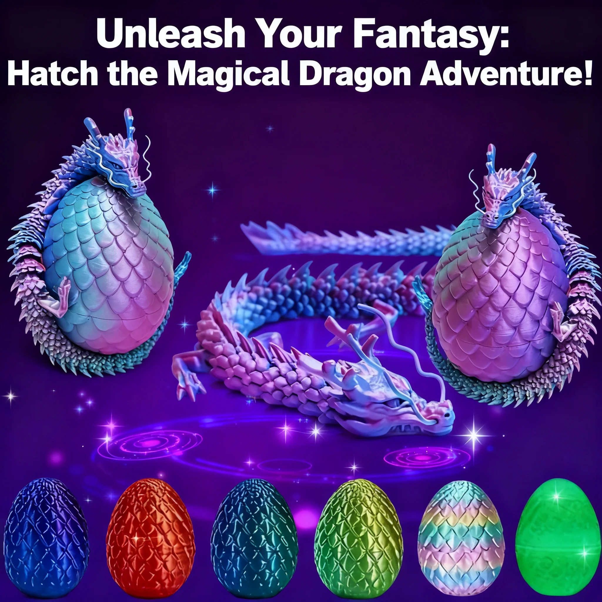 3D Chinese Dragon Surprise Egg Mini Movable Joint Cute Collectible Decor Desktop Gift
3D Chinese Dragon Surprise Egg Mini Movable Joint Cute Collectible Decor Desktop Gift