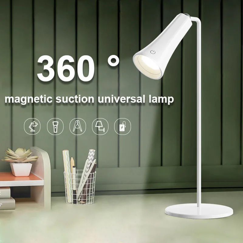 360° Portable Desk Lamp Rechargeable LED Lamp 4-in-1 LED Bedside Lamps Night Light For Bedroom Room Decor Cordless Table Lamp
360° Portable Desk Lamp Rechargeable LED Lamp 4-in-1 LED Bedside Lamps Night Light For Bedroom Room Decor Cordless Table Lamp
