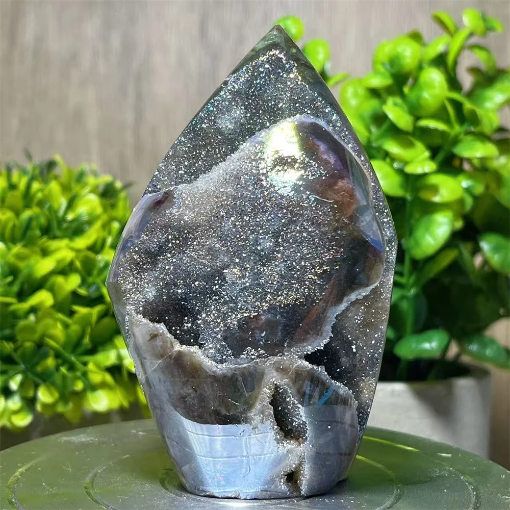 Crystal Natural Aura Druzy Sphalerite Free Form Stone Quartz Energy Mineral Gemstone Meditation Healing Gem Home Decoration
Crystal Natural Aura Druzy Sphalerite Free Form Stone Quartz Energy Mineral Gemstone Meditation Healing Gem Home Decoration
