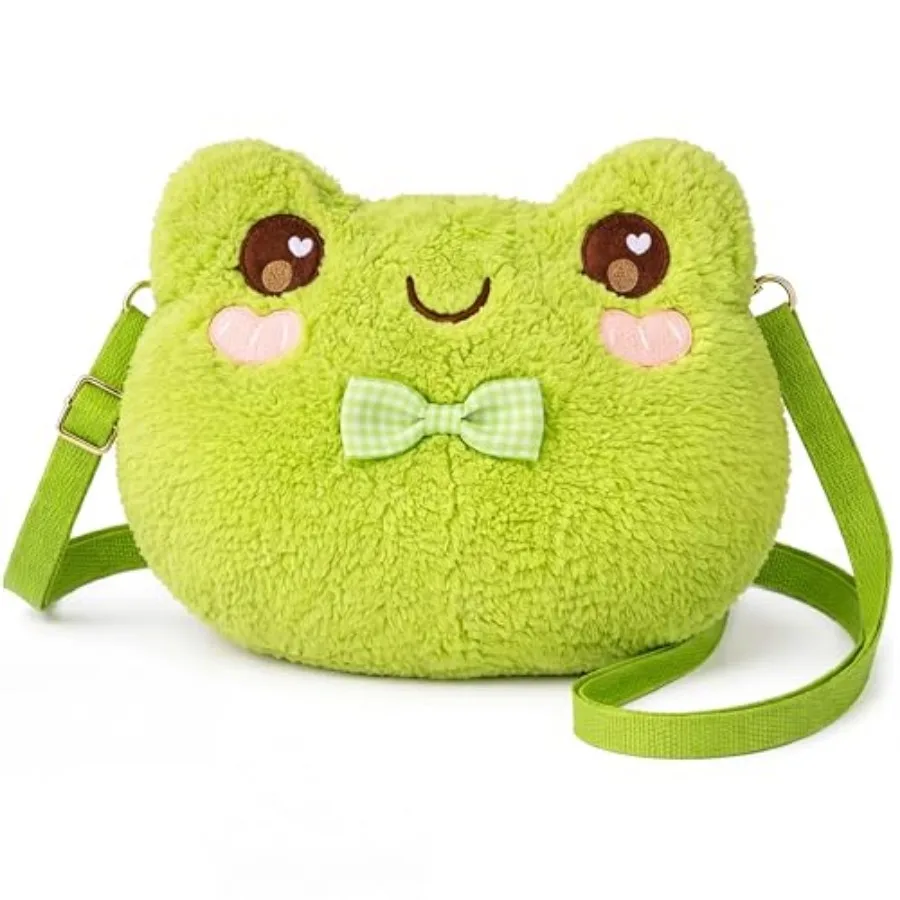 Crossbody Bag Purse for Women, Cute Kawaii Plush Backpack Wallet for Girls, Cartoon Animal Lolita Bag with Strap
Crossbody Bag Purse for Women, Cute Kawaii Plush Backpack Wallet for Girls, Cartoon Animal Lolita Bag with Strap