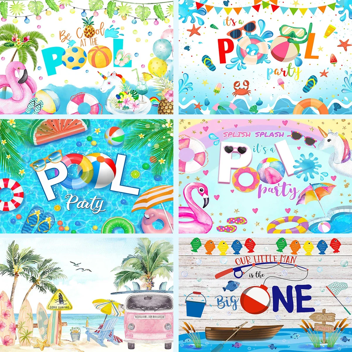 Mocsicka Pool Party Backdrop Summer Holiday Beach Banner Adult Kids Surfing Seagull Tropical Flower Decors Diving Birthday Props
Mocsicka Pool Party Backdrop Summer Holiday Beach Banner Adult Kids Surfing Seagull Tropical Flower Decors Diving Birthday Props