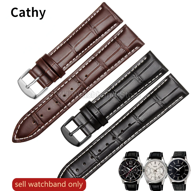 Ремешок для часов из натуральной кожи 20 мм для Casio MTP-1303 1375 LTP-V007L-7E1, мужской водонепроницаемый ремешок из воловьей кожи
Ремешок для часов из натуральной кожи 20 мм для Casio MTP-1303 1375 LTP-V007L-7E1, мужской водонепроницаемый ремешок из воловьей кожи