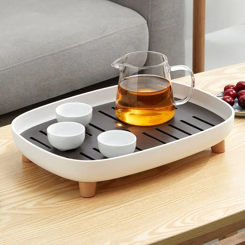 For Japanese tea tray light luxury modern home living room tea set tea cup water storage rectangular drain simple tray
For Japanese tea tray light luxury modern home living room tea set tea cup water storage rectangular drain simple tray