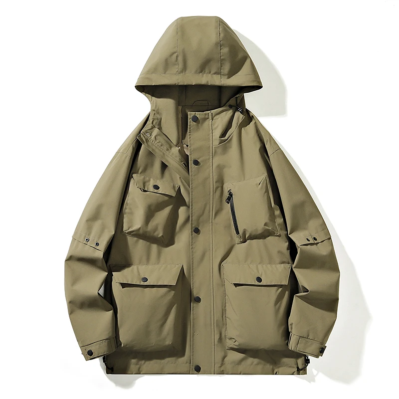Large Size Mens Coat Fishing Hunting Long Sleeve Tactical Coats Outdoor Multi Pocket Windproof Jacket Working New Arrived Jacket
Large Size Mens Coat Fishing Hunting Long Sleeve Tactical Coats Outdoor Multi Pocket Windproof Jacket Working New Arrived Jacket