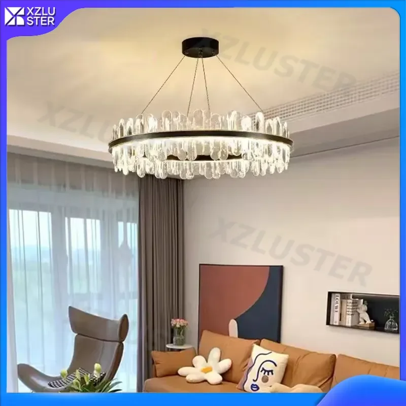 XZLUSTER Luxury European Crystal Chandelier For Living Room Dining Room Bedroom Study Hotel Lobby Exhibition Hall Home
XZLUSTER Luxury European Crystal Chandelier For Living Room Dining Room Bedroom Study Hotel Lobby Exhibition Hall Home