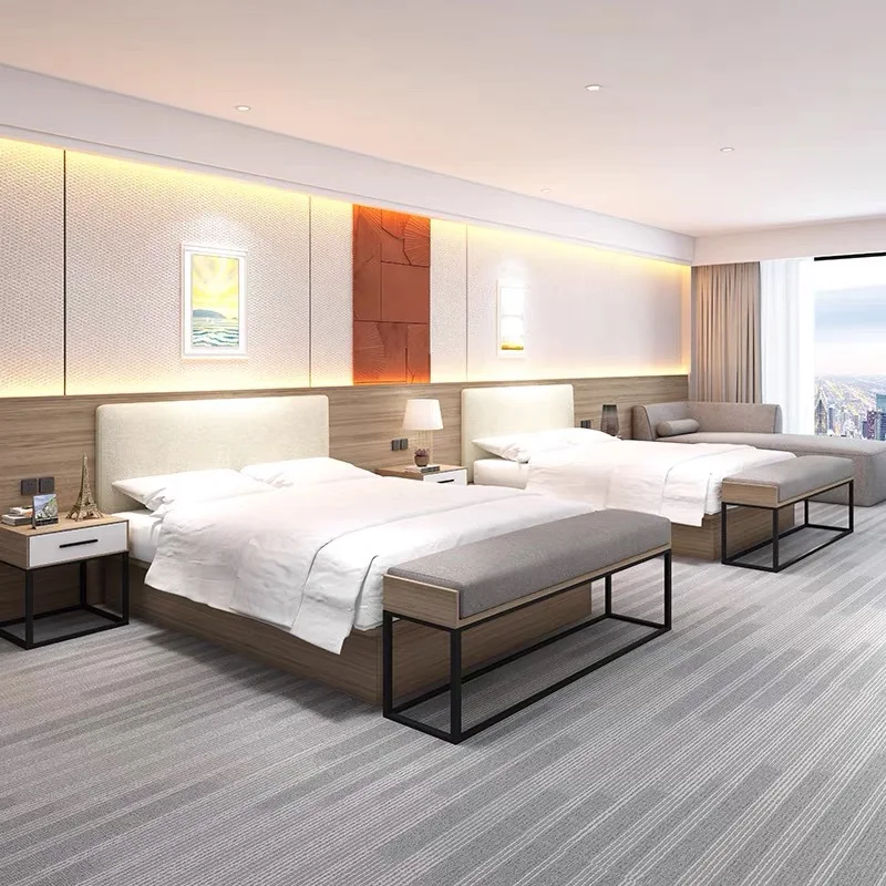 Chain Hotel - Style Apartment Beds Hotel Standard Room Full Set Guesthouse Furniture Beds Homestay Beds
Chain Hotel - Style Apartment Beds Hotel Standard Room Full Set Guesthouse Furniture Beds Homestay Beds