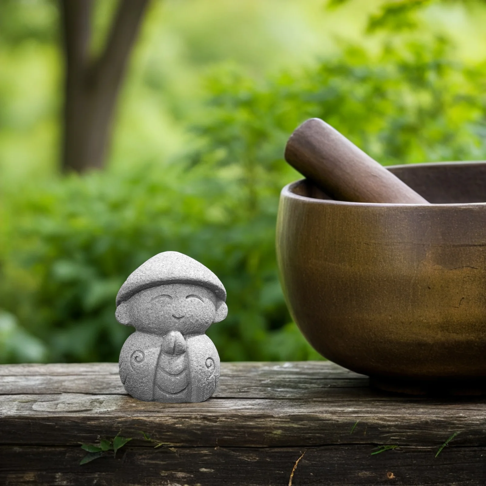 Stone Buddha Decor Small Maitreya Statue Creative Desktop Accessory for Office Home Interior Design Chic Feng Shui Piece
Stone Buddha Decor Small Maitreya Statue Creative Desktop Accessory for Office Home Interior Design Chic Feng Shui Piece