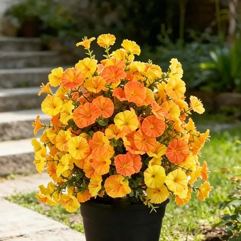 Artificial Morning Glory Plant with Ground Stake Weather Resistant Plastic Realistic Flower For Garden Patio Front Porch 87HA
Artificial Morning Glory Plant with Ground Stake Weather Resistant Plastic Realistic Flower For Garden Patio Front Porch 87HA