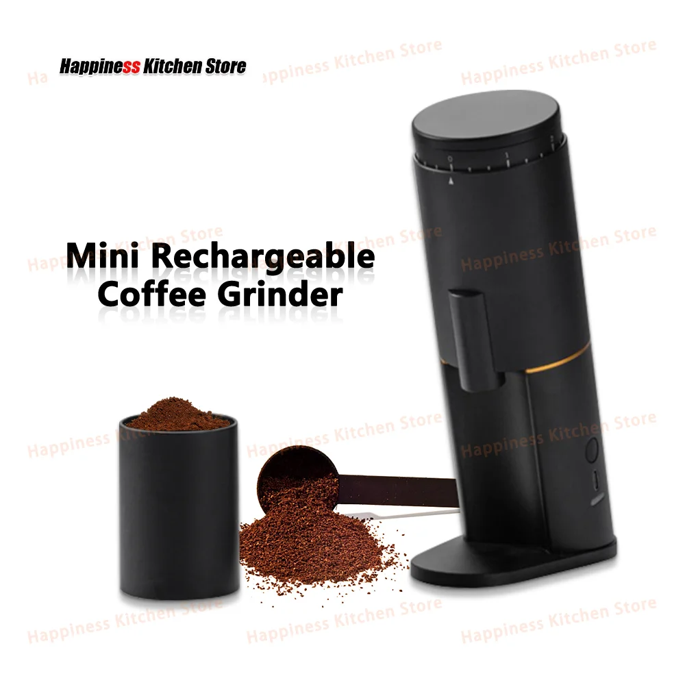 Electric Coffee Bean Mill Mini Rechargeable Espresso Grinder 60RPM Titanium Burr Portable Coffee Grinder Ourdoors
Electric Coffee Bean Mill Mini Rechargeable Espresso Grinder 60RPM Titanium Burr Portable Coffee Grinder Ourdoors