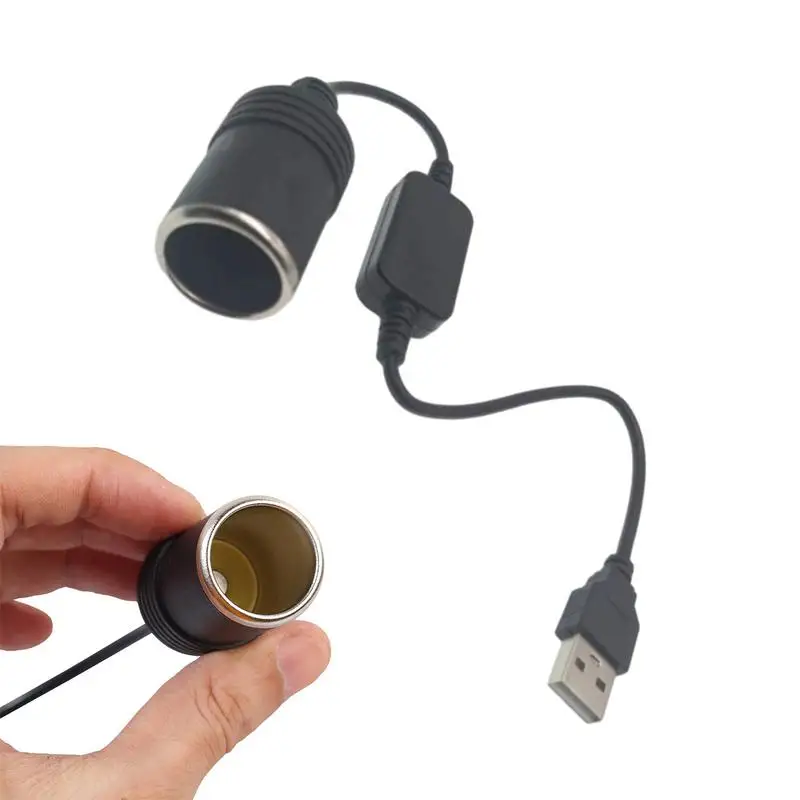 Wired Controller Plug USB to Car Lighter Socket Connector Cable Female Converter 5V to 12V Converter Socket Car Lighter Adapter
Wired Controller Plug USB to Car Lighter Socket Connector Cable Female Converter 5V to 12V Converter Socket Car Lighter Adapter