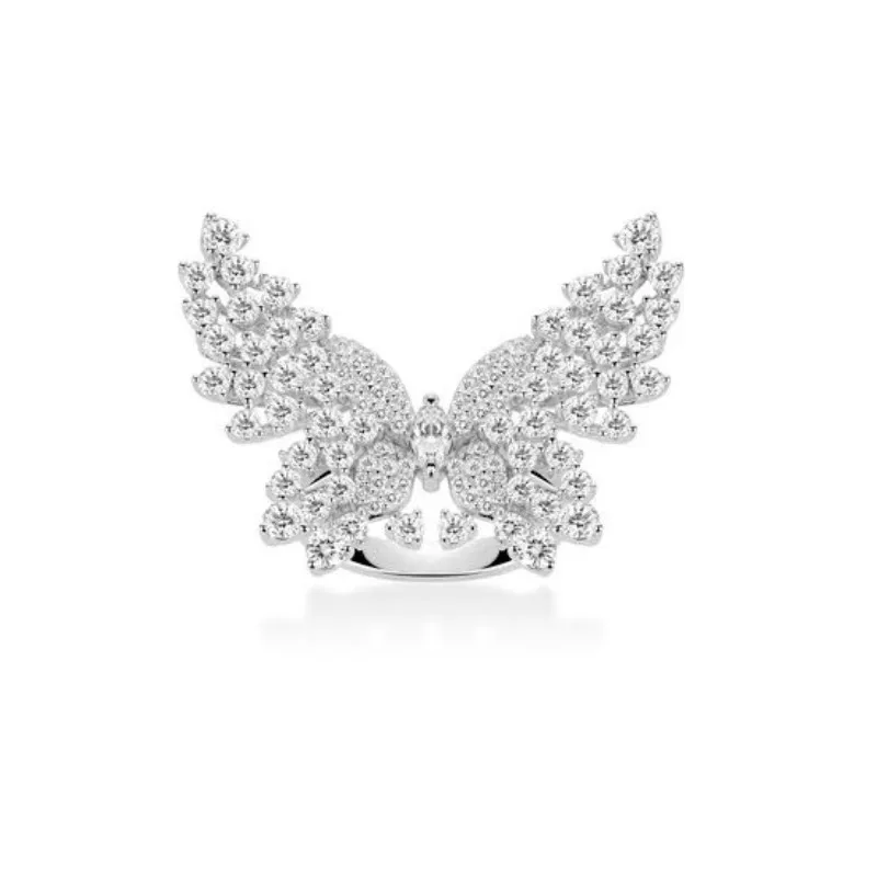 ZOCA 100% Real 925 Sterling Silver Party Wedding Luxury Butterfly Rings For Women Engagement Jewelry Gift
ZOCA 100% Real 925 Sterling Silver Party Wedding Luxury Butterfly Rings For Women Engagement Jewelry Gift