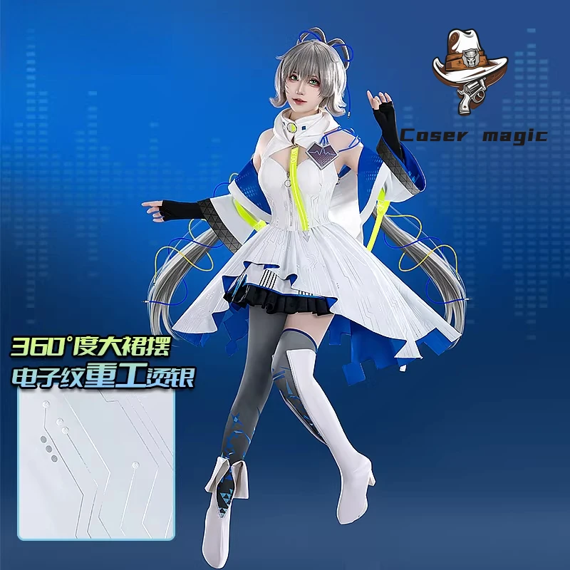 Luo Tianyi Cosplay Costume Uniform Halloween Party for Women Men Carnival Props
Luo Tianyi Cosplay Costume Uniform Halloween Party for Women Men Carnival Props
