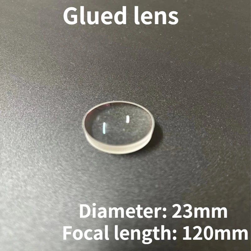 Diameter 23mm Focal Length 120mm Central Thickness Is 11mm Glued Lenses, Telescope Eyepieces, Microscope Lenses Projector Lenses
Diameter 23mm Focal Length 120mm Central Thickness Is 11mm Glued Lenses, Telescope Eyepieces, Microscope Lenses Projector Lenses