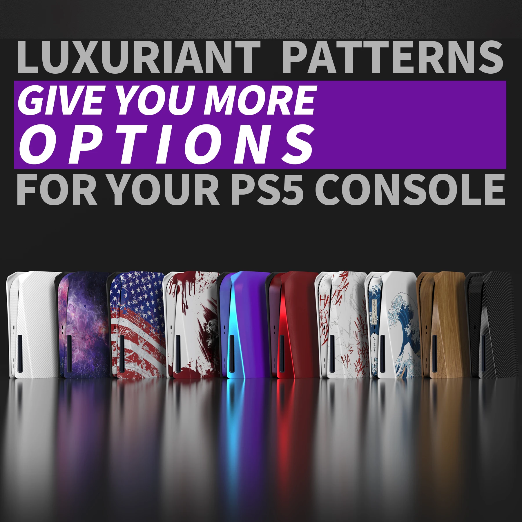 eXtremeRate eXcover Top Replacement Faceplate Backplate Shell Skin for ps5 Console Disc Edition - Various Styles
eXtremeRate eXcover Top Replacement Faceplate Backplate Shell Skin for ps5 Console Disc Edition - Various Styles