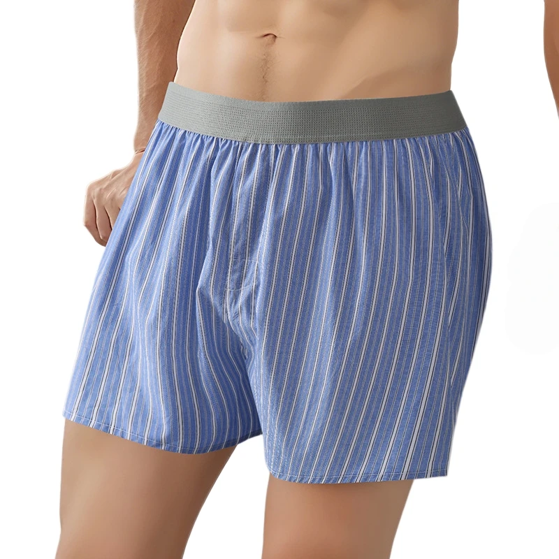 Men's Woven Boxer Shorts 100% Cotton Plaid Check Loose Fit Underwear Home Pants Beach Shorts Sleepwear Soft Comfortable
Men's Woven Boxer Shorts 100% Cotton Plaid Check Loose Fit Underwear Home Pants Beach Shorts Sleepwear Soft Comfortable