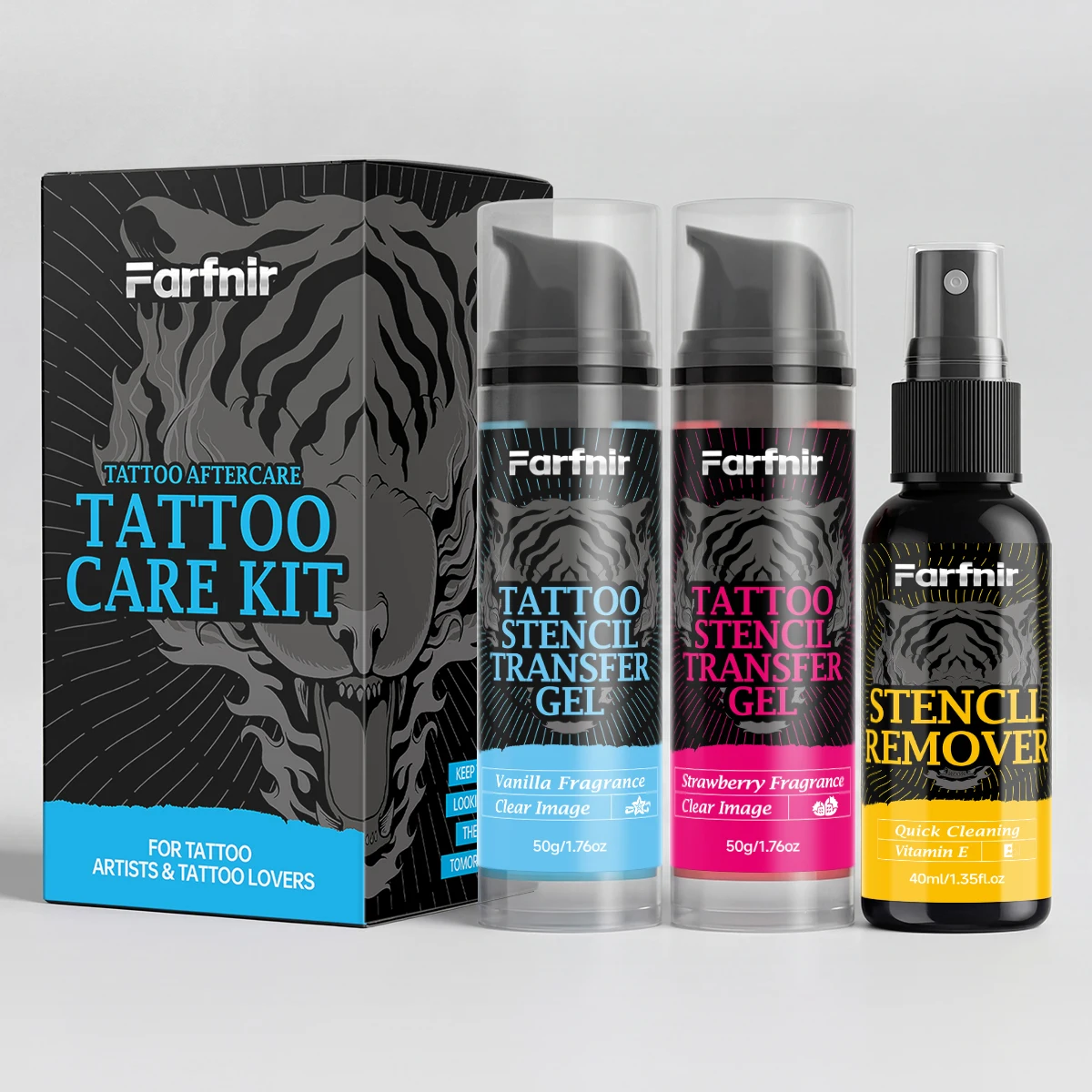 Tattoo Stencil Transfer Gel Stencil Remover Kit Tattoo Transfer Gel Set for Professional Tattooing & Easy Clean Removal 2pcs Set
Tattoo Stencil Transfer Gel Stencil Remover Kit Tattoo Transfer Gel Set for Professional Tattooing & Easy Clean Removal 2pcs Set