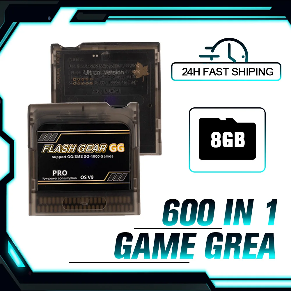 Игровой картридж Flash Gear для Everdrive Game Gear для консоли Sega Game Gear GG, устраняет ошибки и сбои.
Игровой картридж Flash Gear для Everdrive Game Gear для консоли Sega Game Gear GG, устраняет ошибки и сбои.