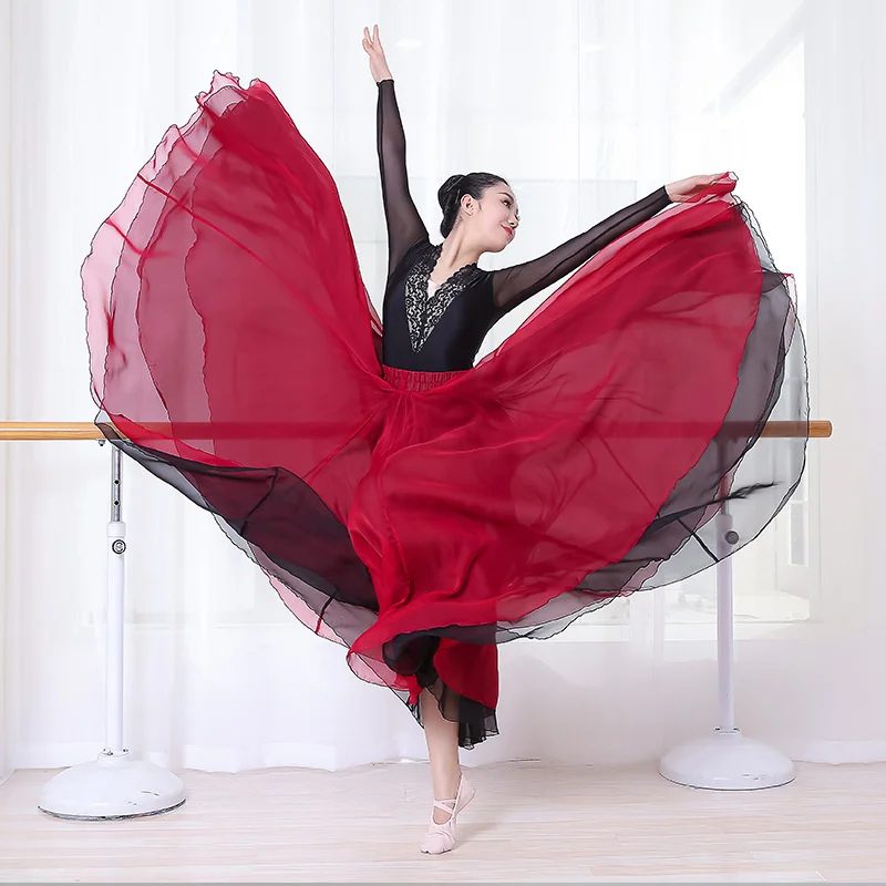 2025 Women's Double-sided Wear Dance Skirt Eleganc Square Dancing Perform Maxi skirts Big-hem Chiffon Double-deck A-line Skirts
2025 Women's Double-sided Wear Dance Skirt Eleganc Square Dancing Perform Maxi skirts Big-hem Chiffon Double-deck A-line Skirts