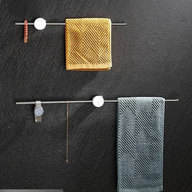 Gun gray towel bar Towel rack very simple bar bath towel rack Light luxury bathroom bathroom hanging rack wall hanging
Gun gray towel bar Towel rack very simple bar bath towel rack Light luxury bathroom bathroom hanging rack wall hanging