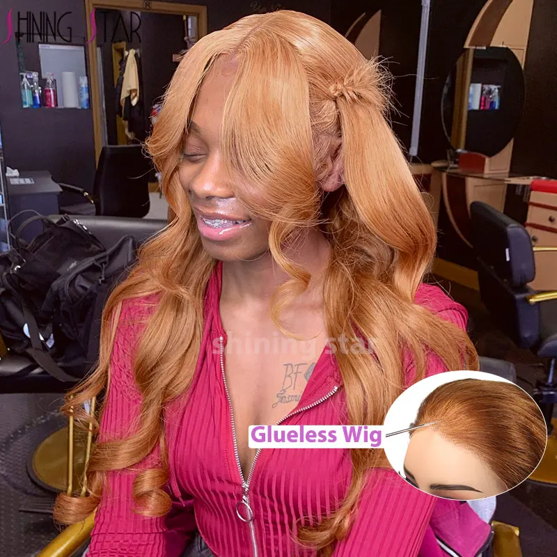 Glueless Wear And Go Ginger Blonde Body Wave 9X6 Lace Front Human Hair Wigs For Women Hd Frontal Wig Honey Blonde Lace Front Wig
Glueless Wear And Go Ginger Blonde Body Wave 9X6 Lace Front Human Hair Wigs For Women Hd Frontal Wig Honey Blonde Lace Front Wig
