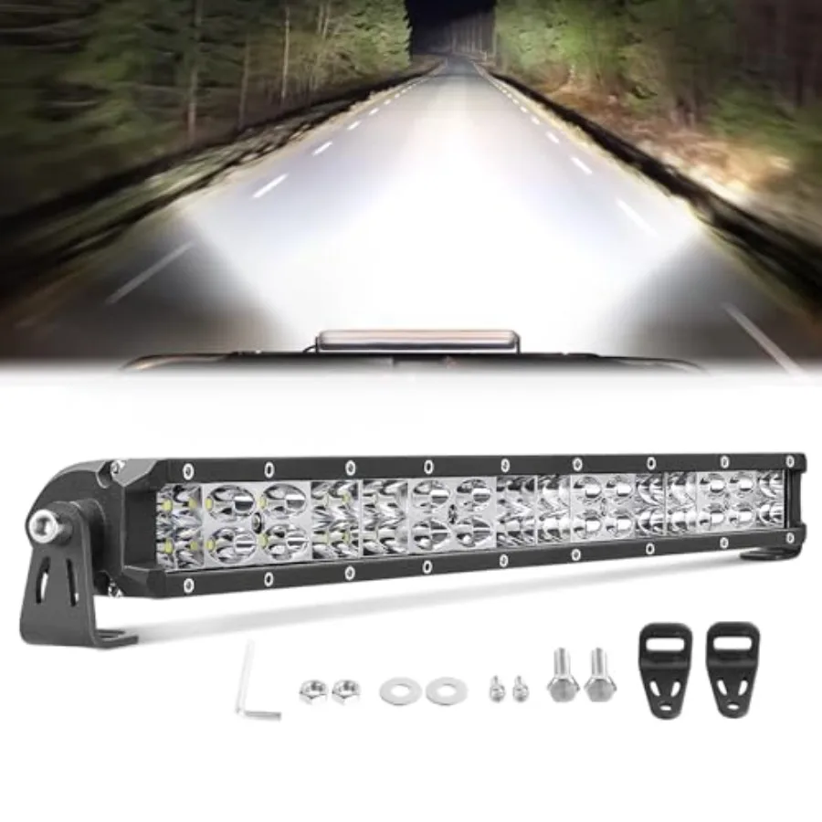 18 Inch LED Light Bar 18000LM Slim Spot Flood Combo Beam Off Road Driving LED Bumper Light for Truck UTV ATV SUV
18 Inch LED Light Bar 18000LM Slim Spot Flood Combo Beam Off Road Driving LED Bumper Light for Truck UTV ATV SUV