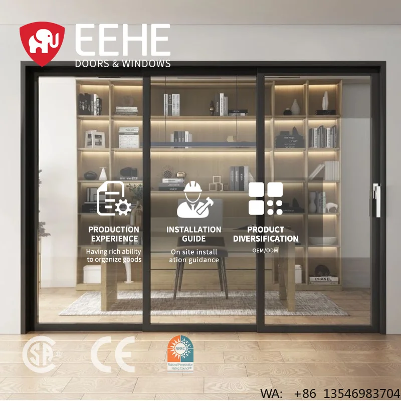 Eehe Sliding Glass Doors With Built in Blinds Aluminum Thermal Break Noise Reduction Exterior Glass Sliding Door
Eehe Sliding Glass Doors With Built in Blinds Aluminum Thermal Break Noise Reduction Exterior Glass Sliding Door