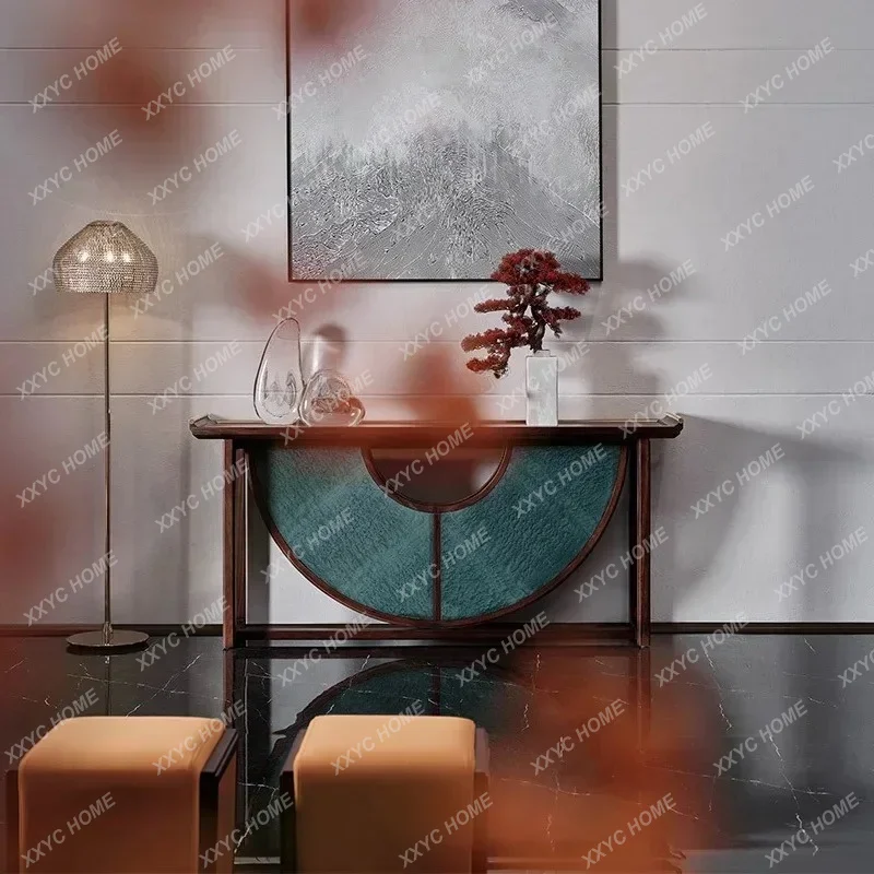 02 Modern new Chinese ebony all solid wood xuangtai light luxury locker foyer cabinet
02 Modern new Chinese ebony all solid wood xuangtai light luxury locker foyer cabinet