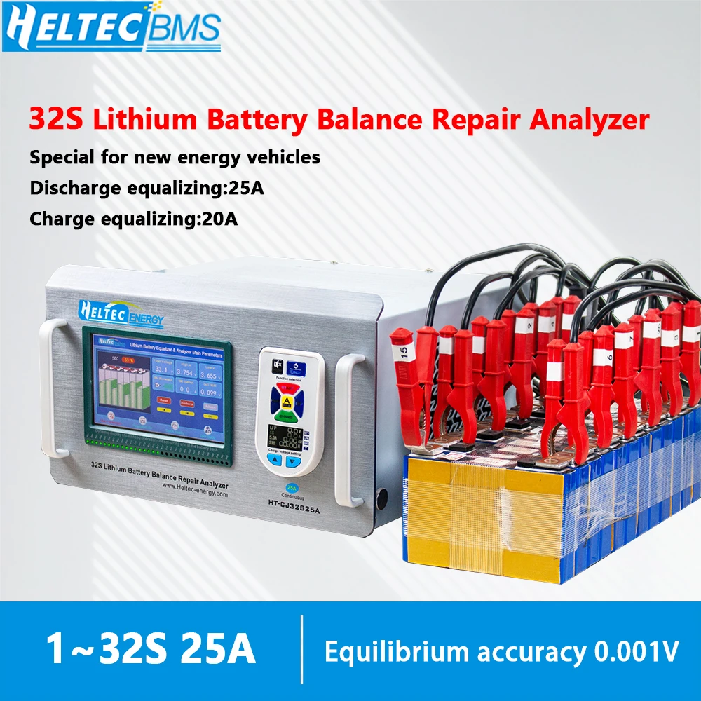 HeltecBMS 32S 25A модуль литиевой батареи, балансирующий ремонт, встроенный эквалайзер, анализатор для новых энергетических транспортных средств
HeltecBMS 32S 25A модуль литиевой батареи, балансирующий ремонт, встроенный эквалайзер, анализатор для новых энергетических транспортных средств