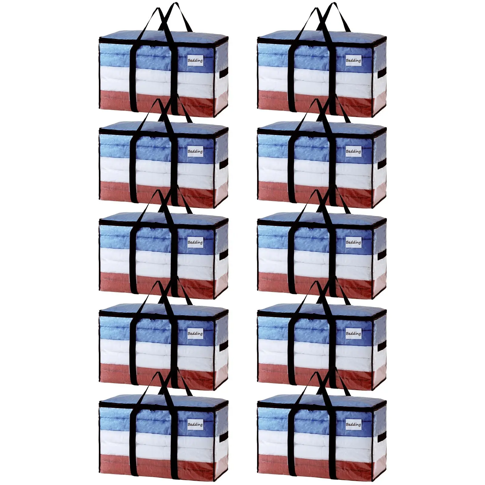 TAILI Moving Boxes with Zippers & Handles Storage Totes Heavy Duty Storage Packing Bags Collapsible for Packing & Moving Storing
TAILI Moving Boxes with Zippers & Handles Storage Totes Heavy Duty Storage Packing Bags Collapsible for Packing & Moving Storing