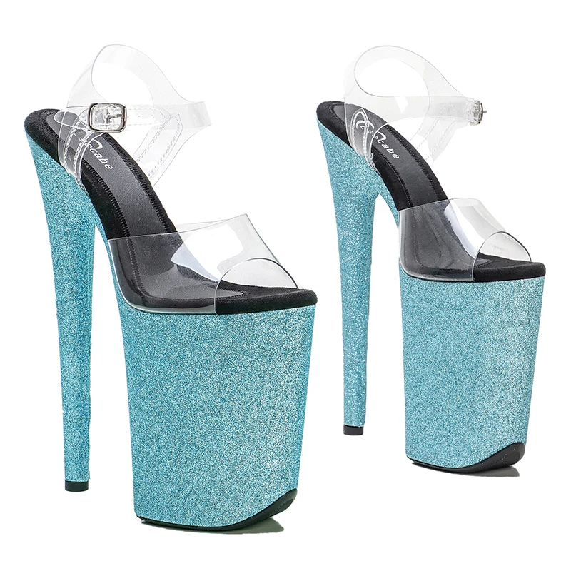 Leecabe 23CM/9inches PVC Upper Sexy High Heels Platform Ankle Strap Sandals Pole Dance Shoes
Leecabe 23CM/9inches PVC Upper Sexy High Heels Platform Ankle Strap Sandals Pole Dance Shoes