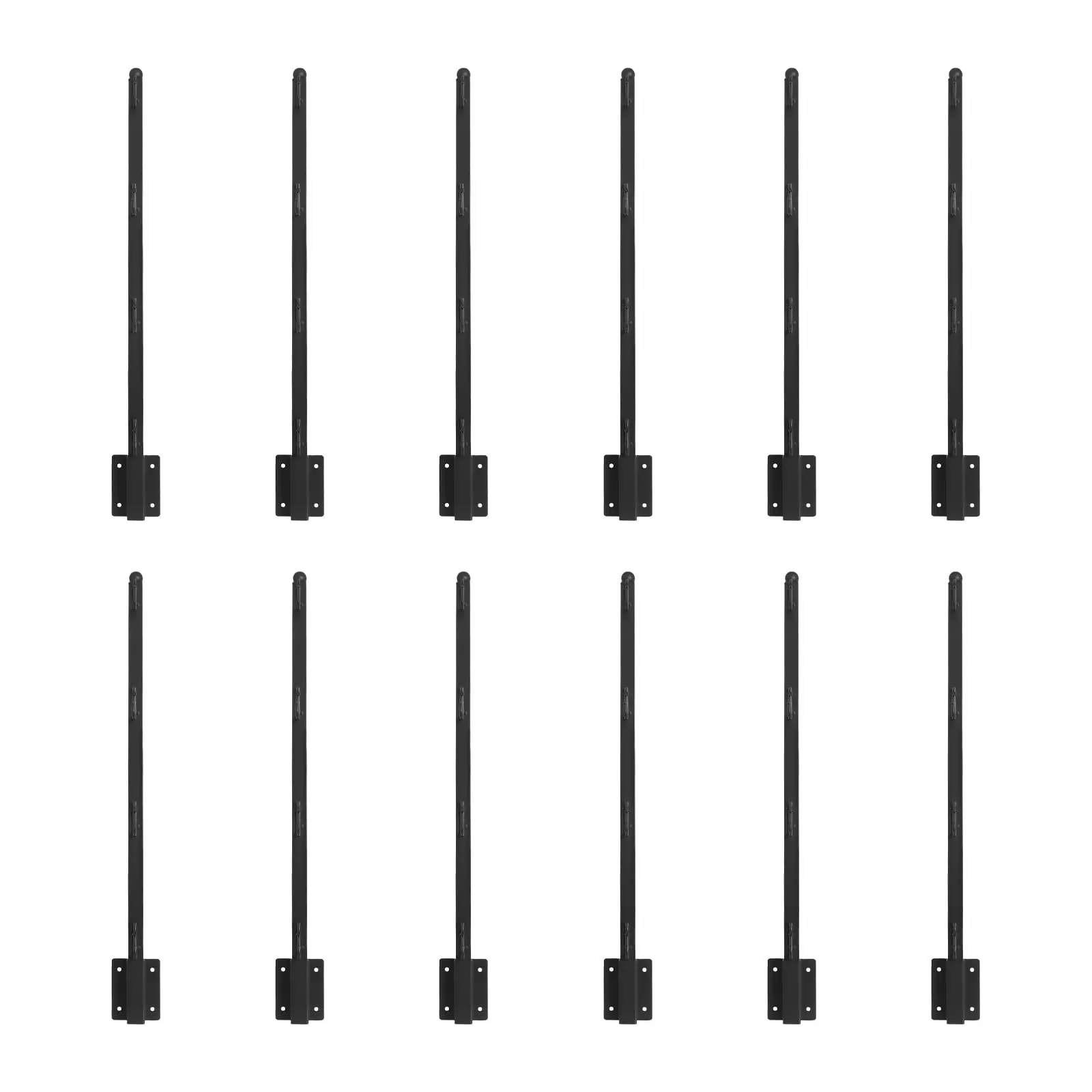 12Pcs Fence Post Extenders, 30.5-Inch Barbed Wire Extension Arms for Outdoor Fence
12Pcs Fence Post Extenders, 30.5-Inch Barbed Wire Extension Arms for Outdoor Fence