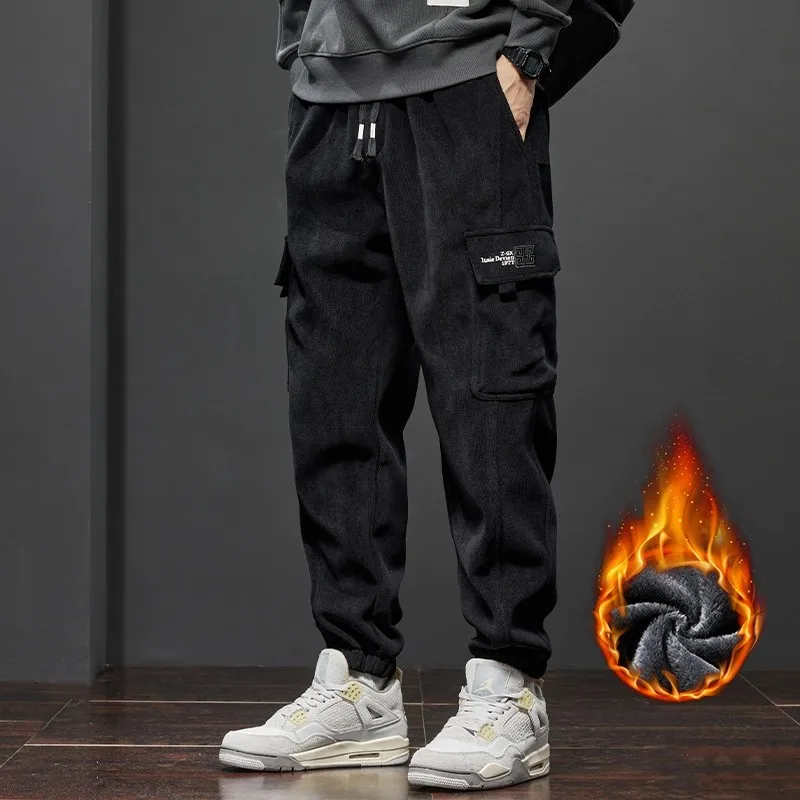 Men's Fce Lined Thiened Corduroy Casual Pants Loose Fit Autumn Winter Warm Elastic Waist Trousers Casual Sle Polyester...
Men's Fce Lined Thiened Corduroy Casual Pants Loose Fit Autumn Winter Warm Elastic Waist Trousers Casual Sle Polyester...