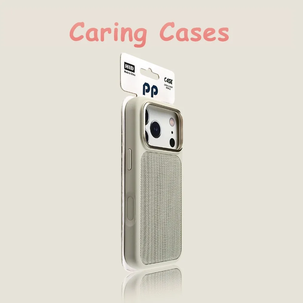 For iPhone 17 Pro Max Case Antique White Tech Fabric Skin-Feel Grain Matte Liquid Silicone Metal Lens Frame Large Cutout Cover
For iPhone 17 Pro Max Case Antique White Tech Fabric Skin-Feel Grain Matte Liquid Silicone Metal Lens Frame Large Cutout Cover